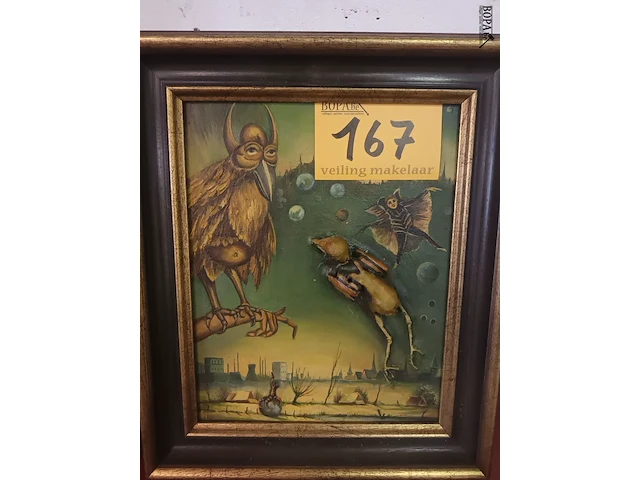 Lot 167 - schilderij coopman - afbeelding 1 van  4