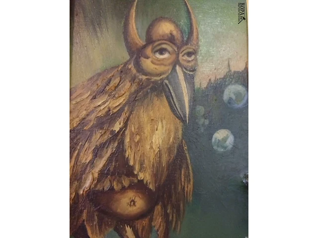 Lot 167 - schilderij coopman - afbeelding 3 van  4