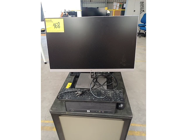 Lot 168 - hp desktop, scherm, klavier, muis (h) - afbeelding 1 van  5