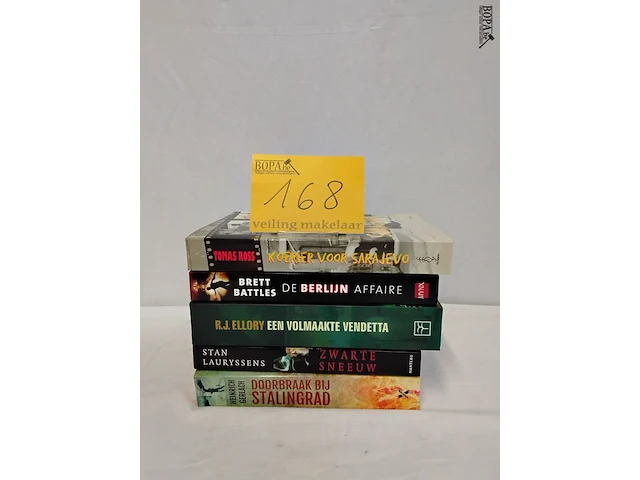 Lot 168 - lot boeken, diverse auteurs, romans, 5 stuks - afbeelding 1 van  2