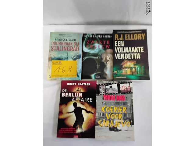Lot 168 - lot boeken, diverse auteurs, romans, 5 stuks - afbeelding 2 van  2