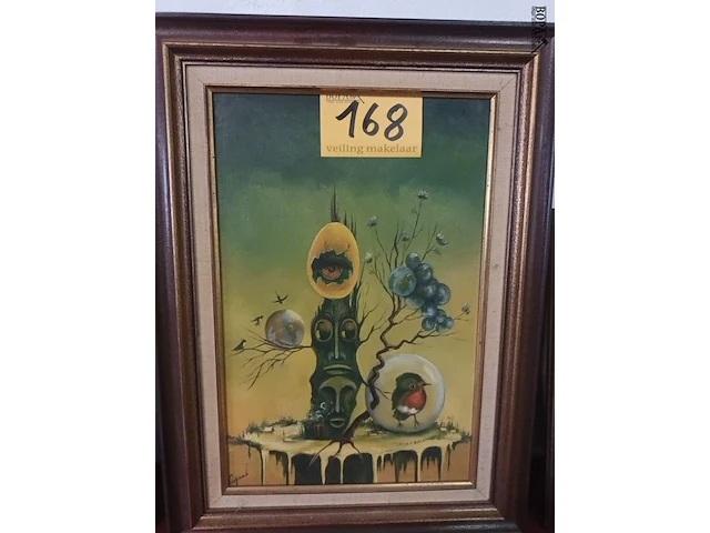 Lot 168 - schilderij coopman - afbeelding 1 van  4