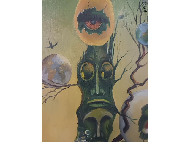 Lot 168 - schilderij coopman - afbeelding 2 van  4