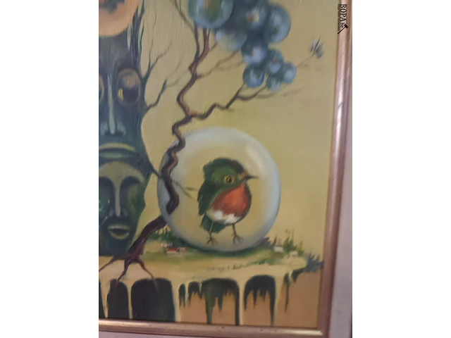 Lot 168 - schilderij coopman - afbeelding 3 van  4