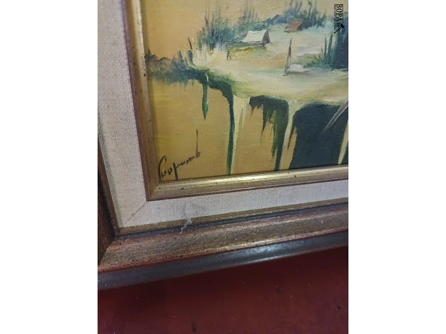 Lot 168 - schilderij coopman - afbeelding 4 van  4