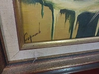 Lot 168 - schilderij coopman - afbeelding 4 van  4