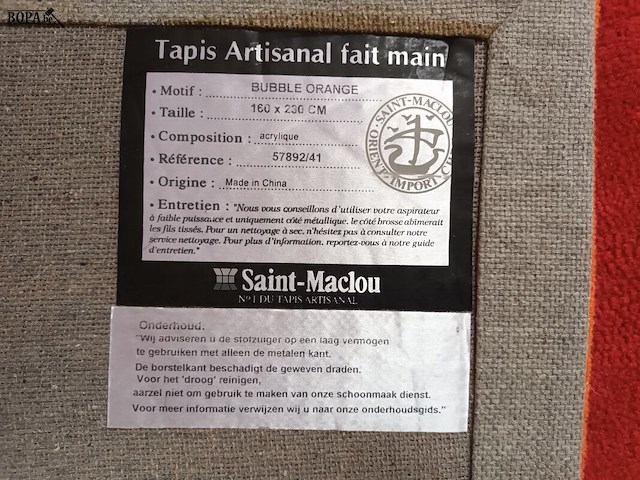 Lot 168 - tapijten. 2 stuks - afbeelding 5 van  6