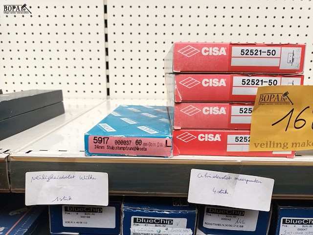 Lot 168 - veiligheidssloten. 7 stuks - afbeelding 2 van  4