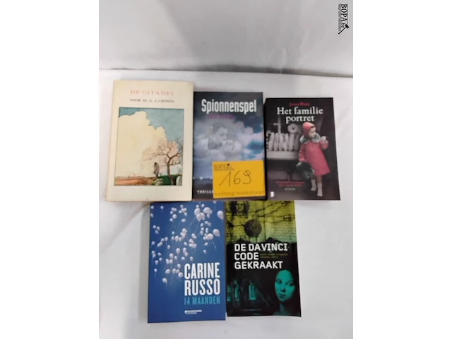 Lot 169 - lot boeken, diverse auteurs, romans, 5 stuks - afbeelding 2 van  2