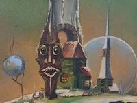 Lot 169 - schilderij coopman - afbeelding 2 van  3