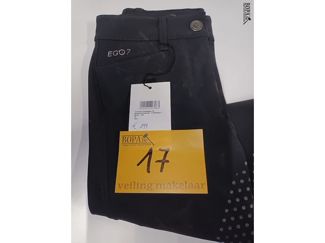 Lot 17 - dressage broek women ego7 black - afbeelding 2 van  2