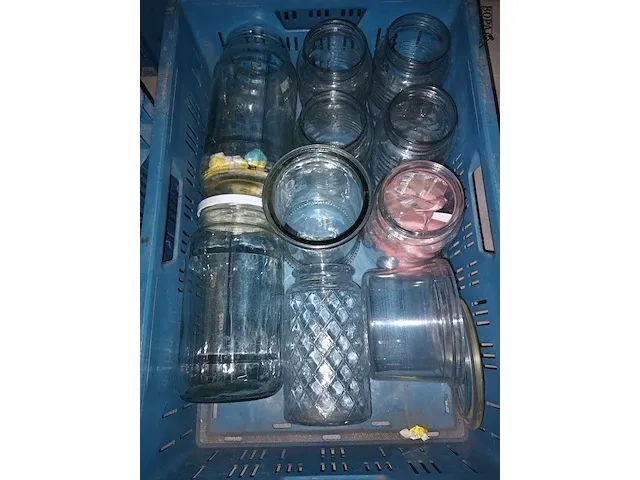 Lot 17 - glazen voorraadpotten en weck potten. 30 stuks - afbeelding 2 van  3