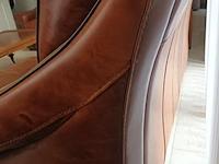 Lot 17 - lederen sofa - afbeelding 3 van  5