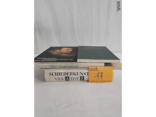 Lot 17 - lot boeken, schilderkunst, 8 stuks - afbeelding 1 van  2