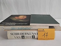 Lot 17 - lot boeken, schilderkunst, 8 stuks - afbeelding 1 van  2