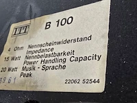 Lot 17 - luidsprekers itt b 100 450 ohm - afbeelding 2 van  2