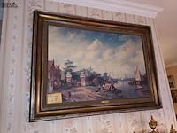 Lot 17 - schilderij reproductie