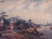 Lot 17 - schilderij reproductie - afbeelding 3 van  5