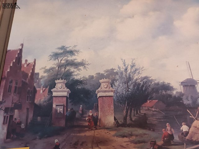 Lot 17 - schilderij reproductie - afbeelding 4 van  5