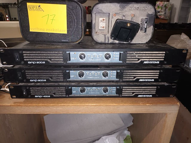 Lot 17 - versterkers, boxen, cardreader en modem - afbeelding 6 van  8