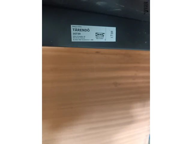 Lot 17 - zwarte keukentafel ikea - afbeelding 4 van  4