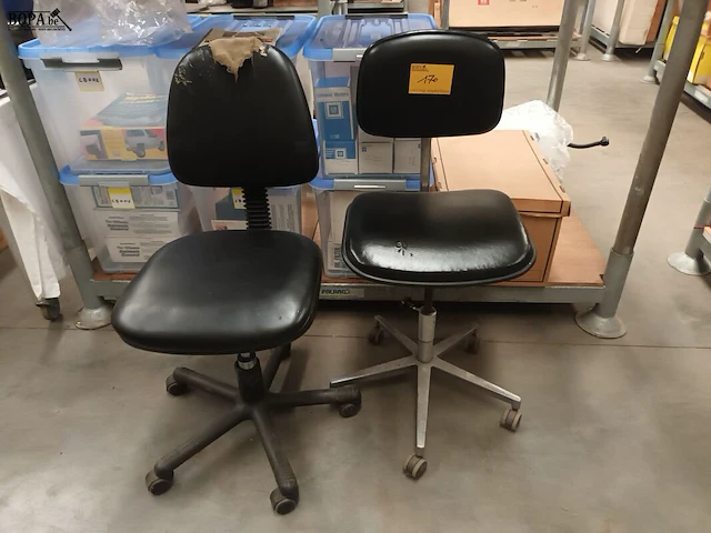 Lot 170 - bureaustoel. 2 stuks - afbeelding 1 van  4