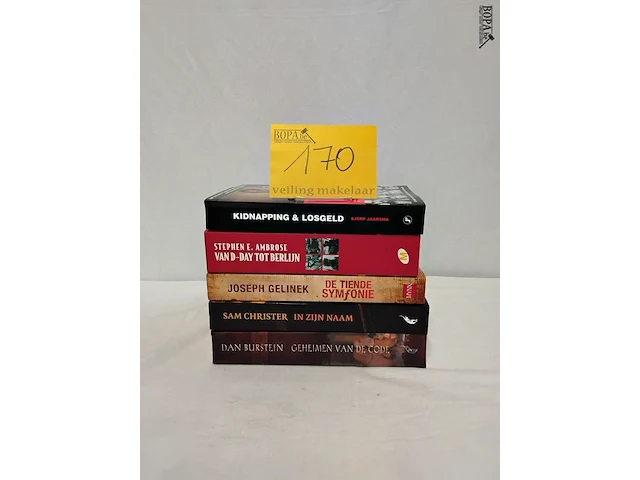 Lot 170 - lot boeken, diverse auteurs, romans, 5 stuks - afbeelding 1 van  2