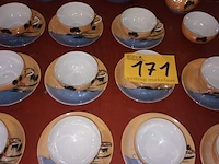 Lot 171 - chinees theeservies. 26 stuks - afbeelding 1 van  4