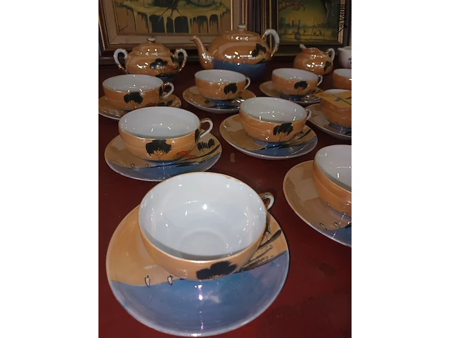 Lot 171 - chinees theeservies. 26 stuks - afbeelding 2 van  4