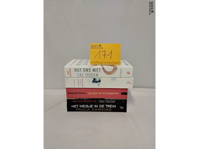 Lot 171 - lot boeken, diverse auteurs, romans, 5 stuks - afbeelding 1 van  2