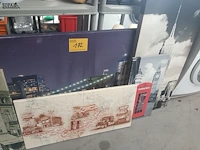 Lot 172 - canvassen, klokken, paraplu’s. 15 stuks - afbeelding 1 van  6