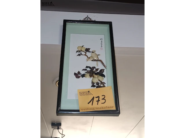 Lot 173 - schaal en kaders. 4 stuks - afbeelding 4 van  6