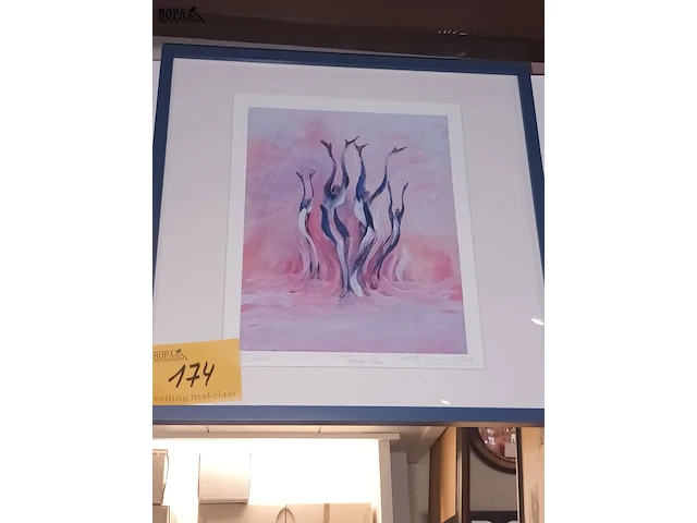 Lot 174 - litho van françois blommaerts - afbeelding 1 van  4