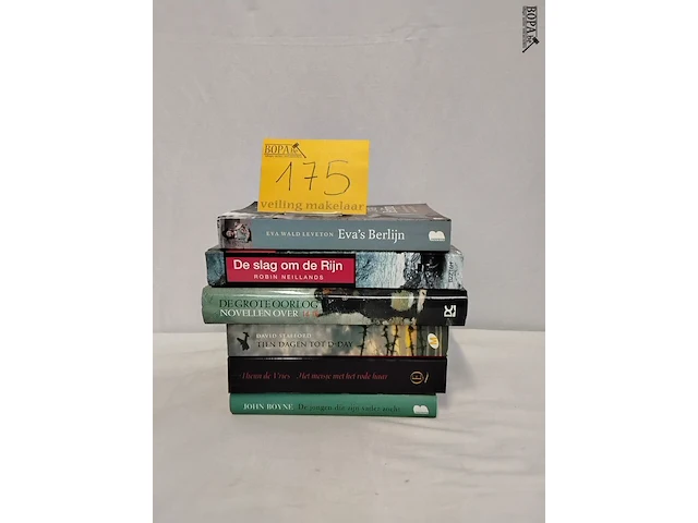 Lot 175 - lot boeken, diverse auteurs, romans, 6 stuks - afbeelding 1 van  1