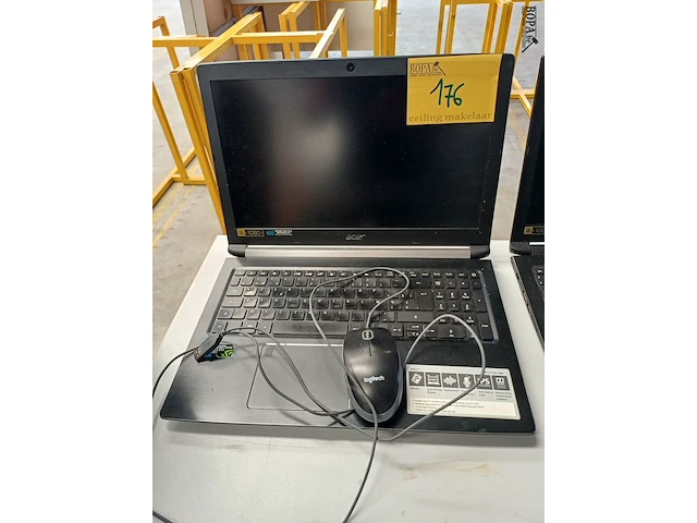 Lot 176 - acer laptop, muis (h) - afbeelding 1 van  4