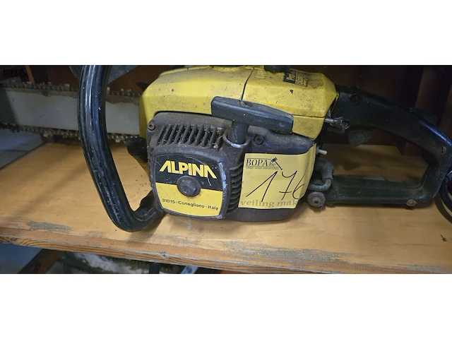 Lot 176 - motor kettingzaag alpina 50 cm - afbeelding 3 van  3