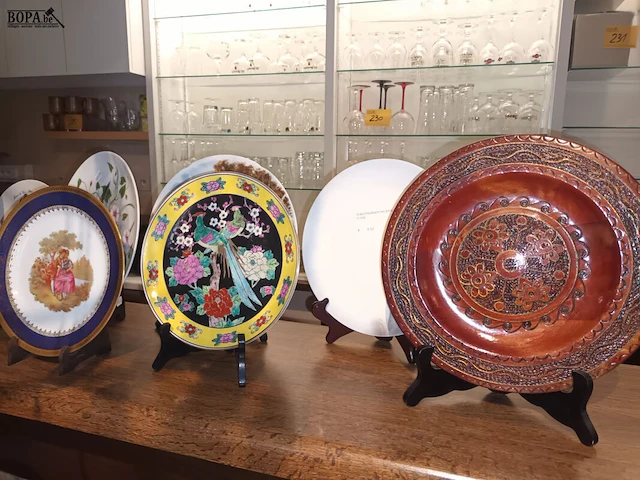 Lot 176 - sierborden. 13 stuks - afbeelding 4 van  4