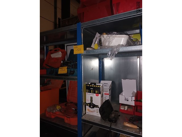 Lot 177 - blauw magazijnrek - afbeelding 1 van  2