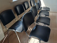 Lot 177 - vergaderstoelen. 8 stuks - afbeelding 2 van  3