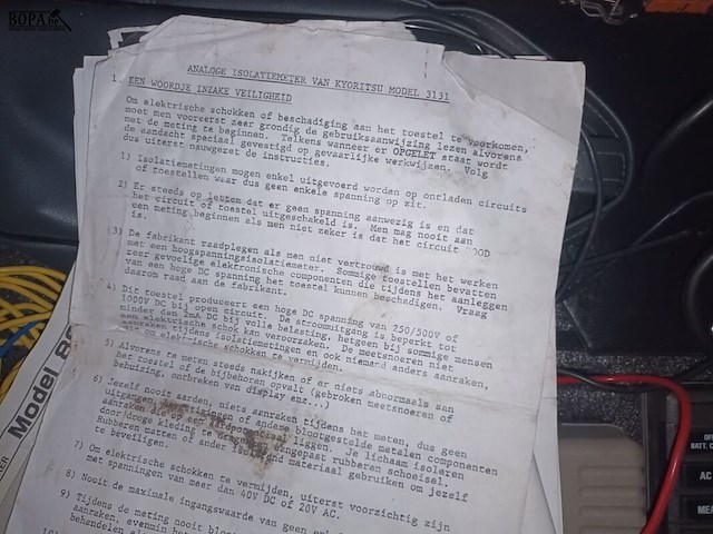 Lot 178 - koffers met testtoestellen. 3 stuks - afbeelding 6 van  7