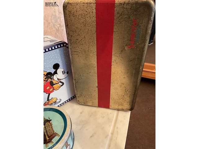 Lot 179 - set blikken dozen - afbeelding 4 van  4