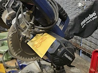 Lot 18 - afkortzaag metabo ks 216 - afbeelding 4 van  4