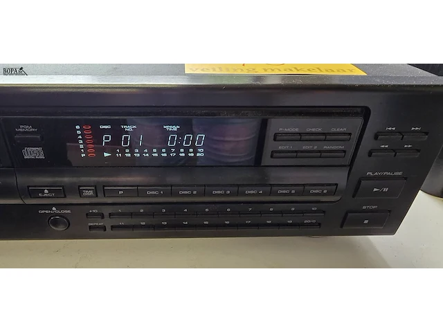 Lot 18 - cd speler 6 disc kenwood dp-m 6640 - afbeelding 4 van  4