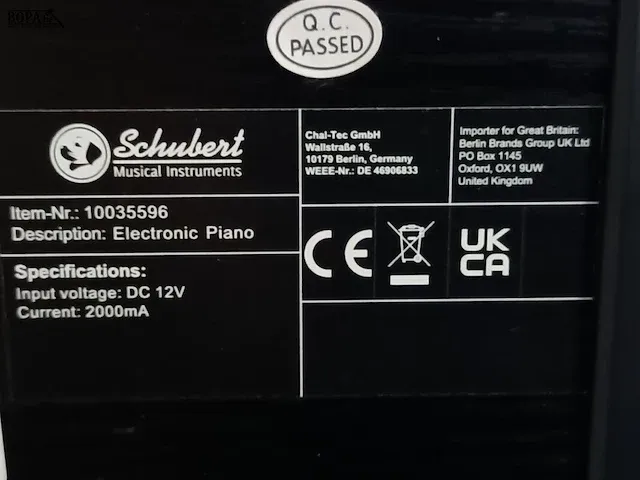 Lot 18 - elektronische piano shubert - afbeelding 6 van  7