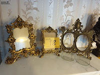 Lot 18 - fotokaders in koper. 3 stuks - afbeelding 1 van  4