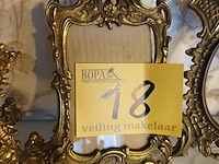 Lot 18 - fotokaders in koper. 3 stuks - afbeelding 3 van  4