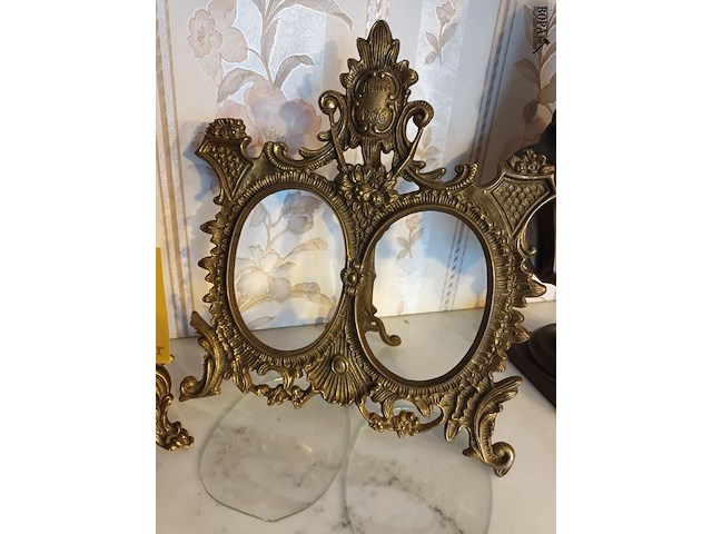 Lot 18 - fotokaders in koper. 3 stuks - afbeelding 4 van  4