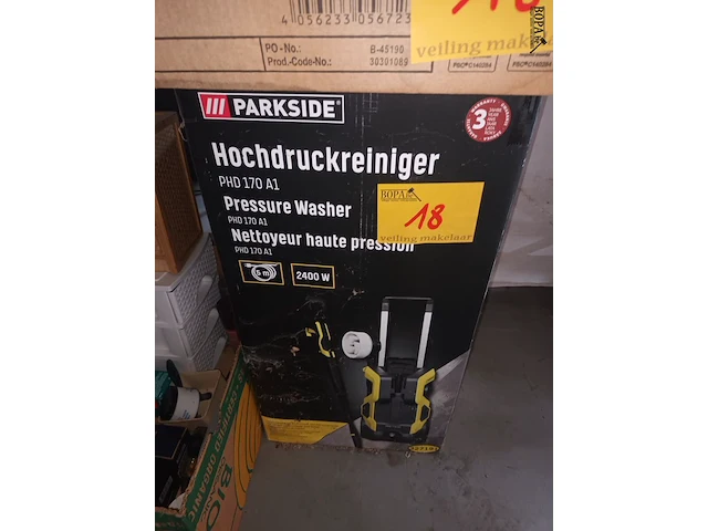 Lot 18 - hogedrukreiniger parkside - afbeelding 1 van  3