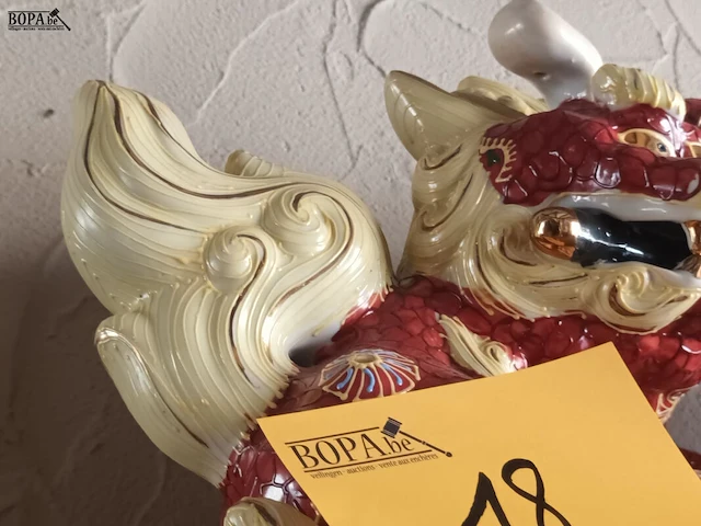 Lot 18 - koppel foo dogs - afbeelding 3 van  4