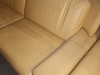 Lot 18 - lederen sofa - afbeelding 3 van  4